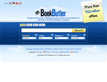 Tablet Screenshot of bookbutler.com