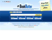 Tablet Screenshot of bookbutler.co.uk